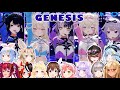 Hololive Girls React to Advent "GENESIS" Song【Reaction Mashup】