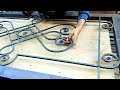 طريقة صناعة باب شباك حديدي فير فورجي، How to make an iron door