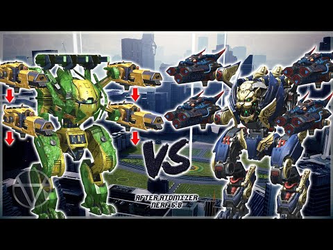 [WR] 🔥 Cryo VS Atomizer (nerfed) - Mk2 Comparison | War Robots