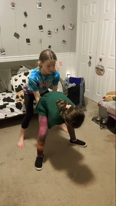Partner acro tricks