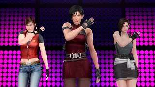 [MMD] JENNIE You And Me - Ada Wong, Jill Valentine, Claire Redfield kpop dance Resident Evil