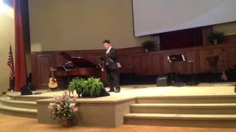 Brad Cozza's short sermon