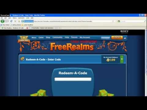 Free Realms Codes Generator *REAL*