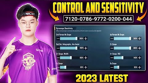 NOVA ORDER New 2.3 Update Sensitivity Code & Nova Order control code Pubg/ Nv Order Sensitivity 2023