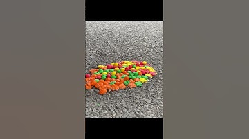 Crushing Crunchy & Soft Things by Car! EXPERIMENT Car vs chocolate candy #shorts #asmr #asmrsound