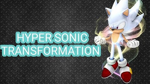 Hyper Sonic Transformation (Test sprite animation)