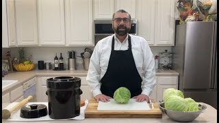 How to make Sauerkraut in a crock