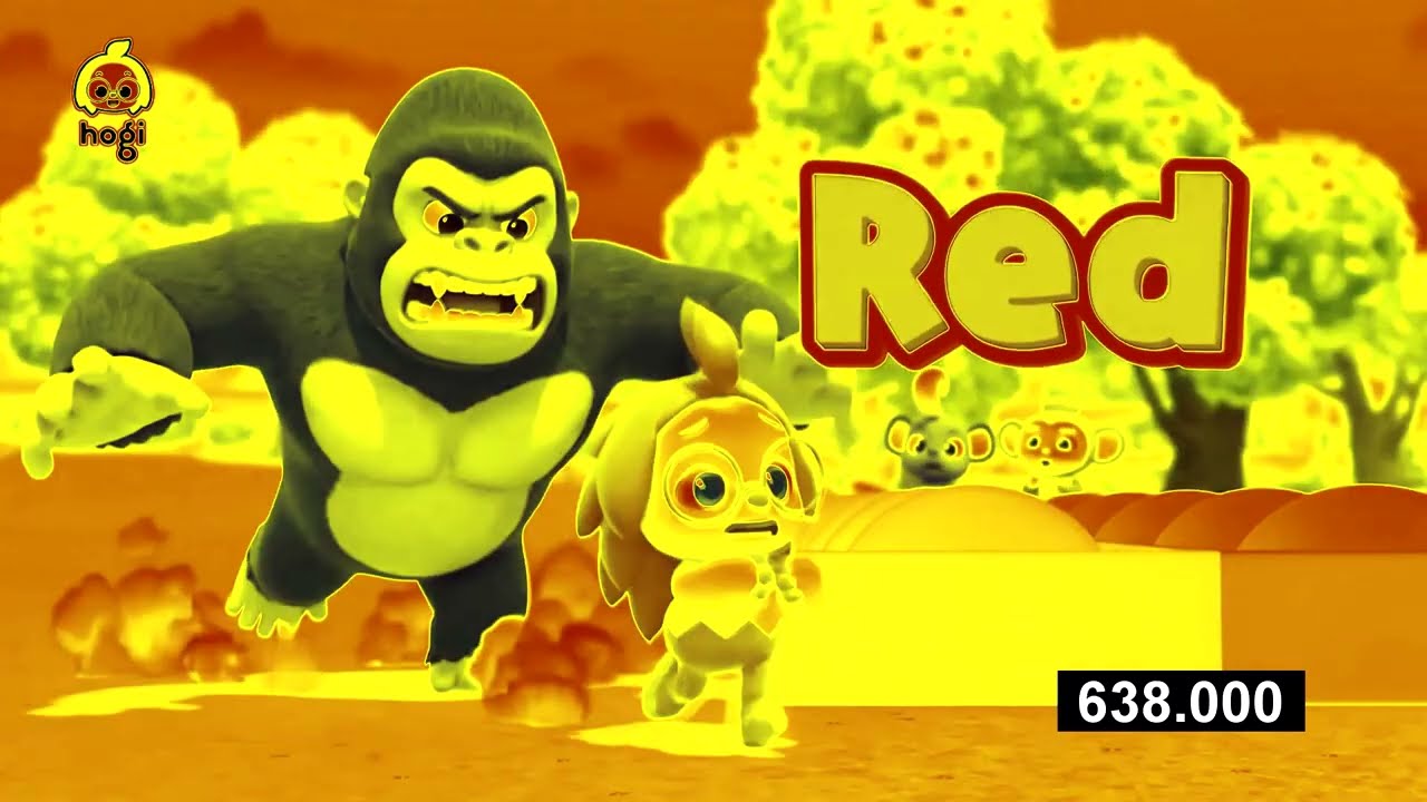 Hogi Colors Chassed By A Gorilla Theme Intro Logo Sponsored by Gamavision Csupo Effects