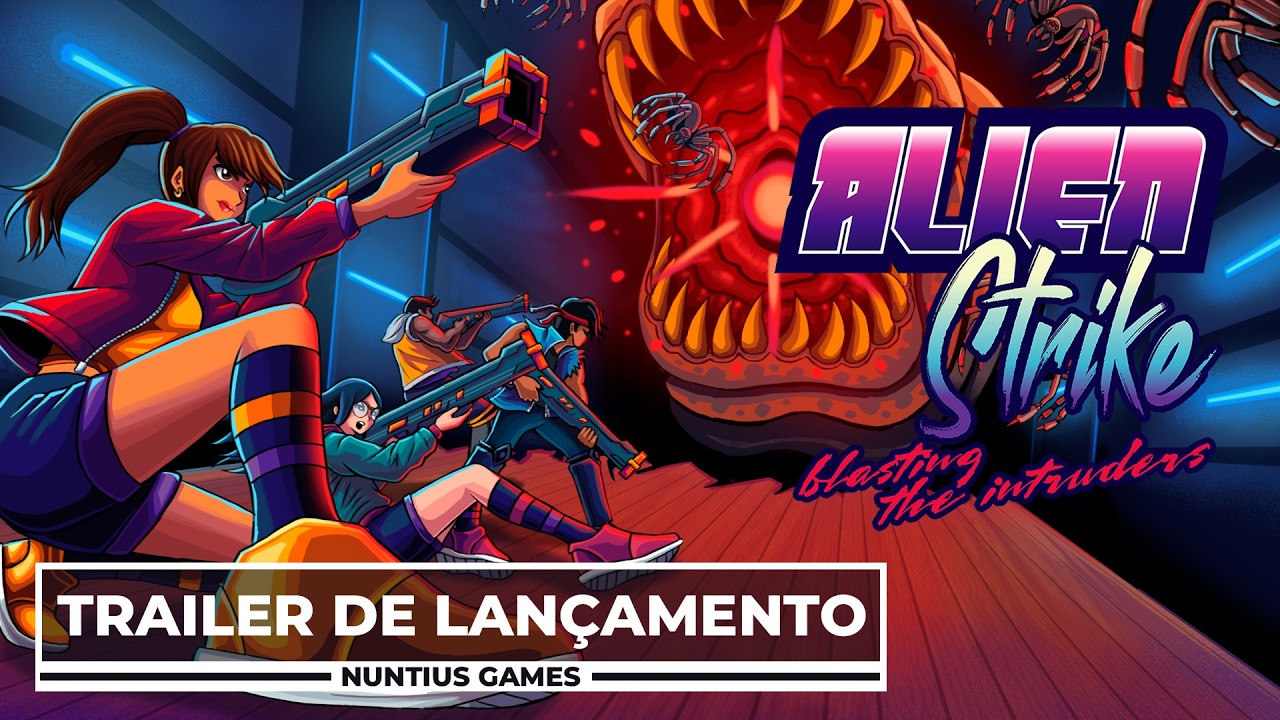 Alien Strike Blasting the Intruders - Trailer de Lançamento
