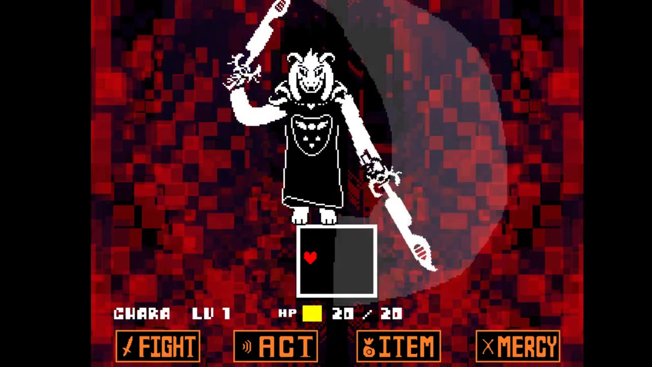 Undertale ASRIEL BATTLE + ASRIEL EASTER EGG + TRUE PACIFIST ENDING ...