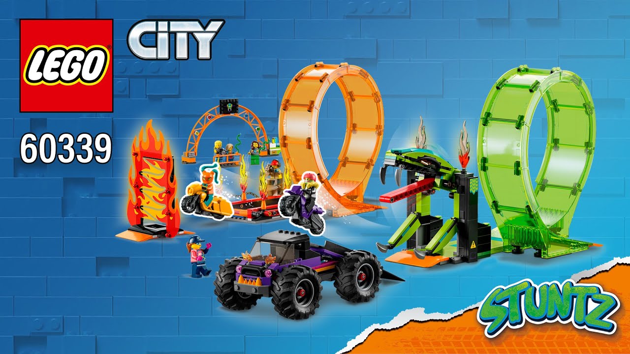 LEGO® City | Double Loop Stunt Arena (60339)[598 pcs] Building