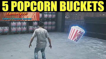 How to "Collect 5 popcorn buckets" Downtown - Tony Hawk Pro Skater ALL POPCORN BUCKET Locations