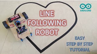How to make a Line Following Robot || Arduino Project || Line follower robot making tutorial