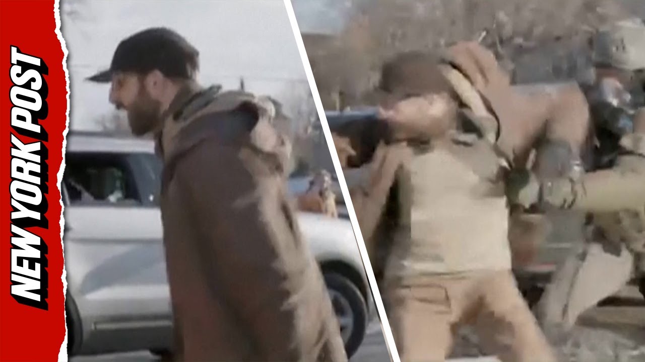 Alex Pretti Seen Spitting at and Kicking Out ICE Taillight in Earlier Wild Clash With Federal Agents