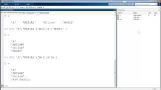 أساسيات البرمجة في الماتلاب - الأسبوع الأول Programming in MATLAB