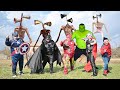 Superheroes VS Team Siren Head 