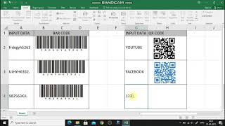 How to create QR Code in Excel || How to create BAR Code in Excel || BARCODE & QR Code in Excel ||