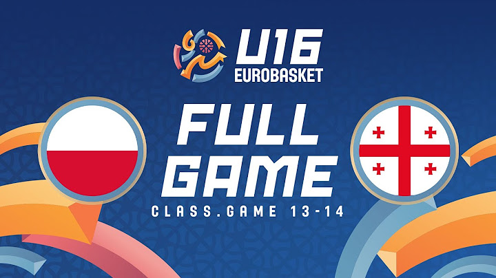 Class. Game 13-14 | Poland v Georgia | Full Basketball Game | FIBA U16 EuroBasket 2024
