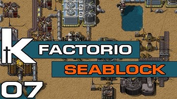Factorio 0.17 | Sea Block Ep 07 | Figuring out Better Smelting