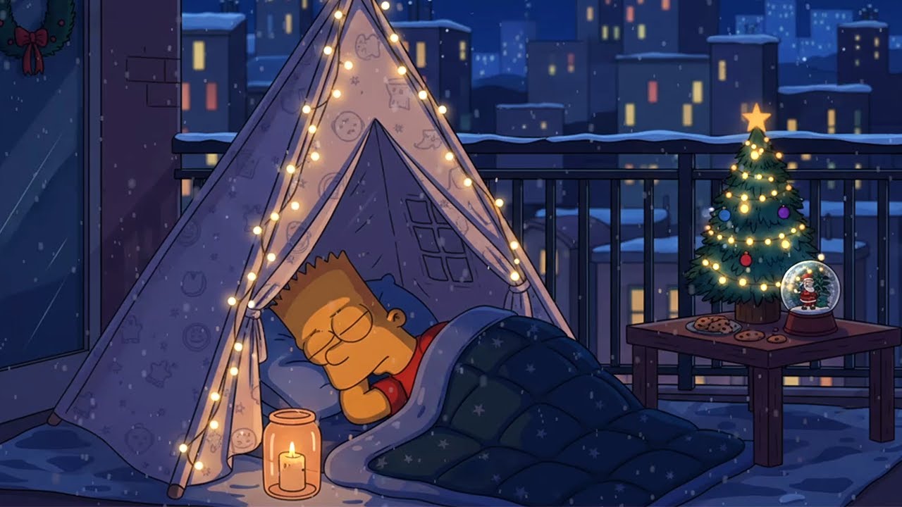 【Ｃｈｒｉｓｔｍａｓ Ｎｉｇｈｔｓ】 💤 Winter Lofi 🎄 Cozy Lofi Beats to Sleep/Chill