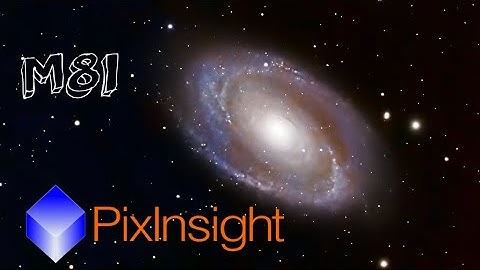 M81 processing using Pixinsight