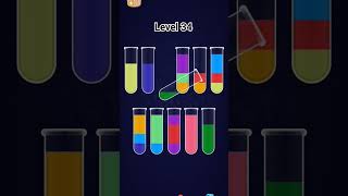 Color sort Level 34 #gameplay #game #games #gamers #colors #colorsortgame #colorsorting #recommended screenshot 5