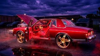 FIRST DRIVE IN MY NEW CANDY APPLE RED BOX CHEVY ON 28s 