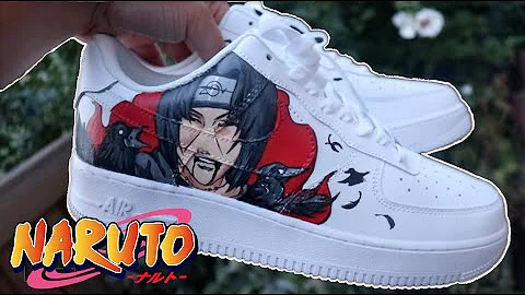 CUSTOM Naruto Air Force 1 Low White! INSANE!