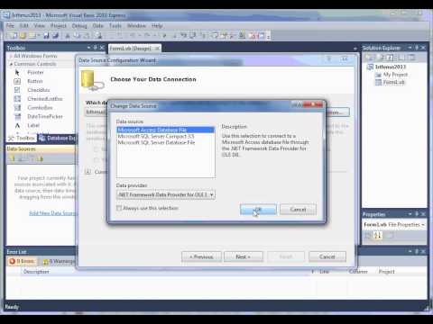 VB 2010 Connect to VB to Access Database