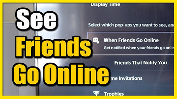 How to See When your Friends Go Online on PS5 Console (Fast Tutorial)