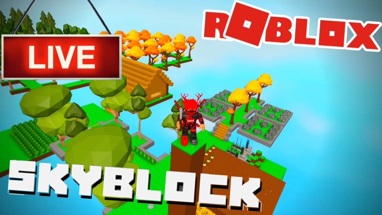 Skyblock Roblox Live Finding Ideas To Expand My Island - sky block roblox islands