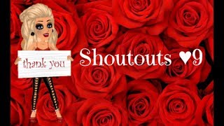 Shoutouts ♥9