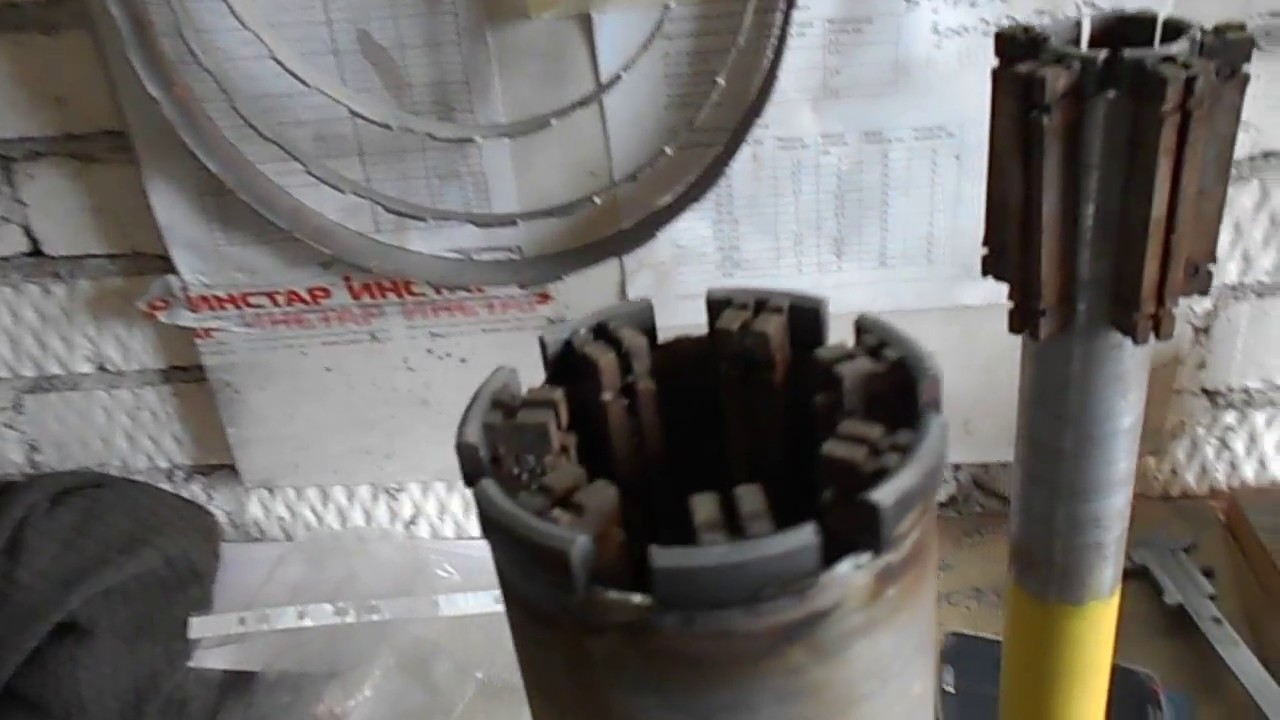 Восстановление алмазных коронок, напайка алмазных коронок, напайка ...