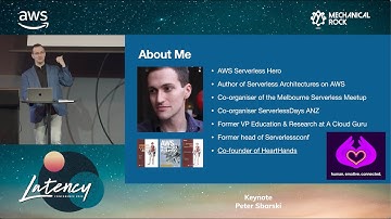 Latency 2023 - Keynote by Peter Sbarski