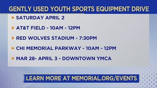 3 Plus Your Community- CHI Memorial Sports Equipment Drive