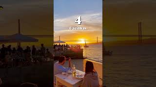 Les 6 meilleurs endroits pour admirer le coucher de soleil à Lisbonne 💛🍸🇵🇹✨#lisbonne #portugal