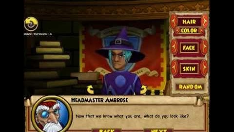 Wizard 101 "Creating My Wizard" | Wizard101 Episode 1