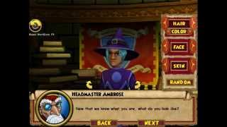 Wizard 101 Creating My Wizard | Wizard101 Episode 1