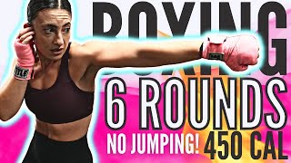INTENSE 25 Min SHADOW BOXING Workout (450 Cals LOW IMPACT!)//SYLVIA NASSER