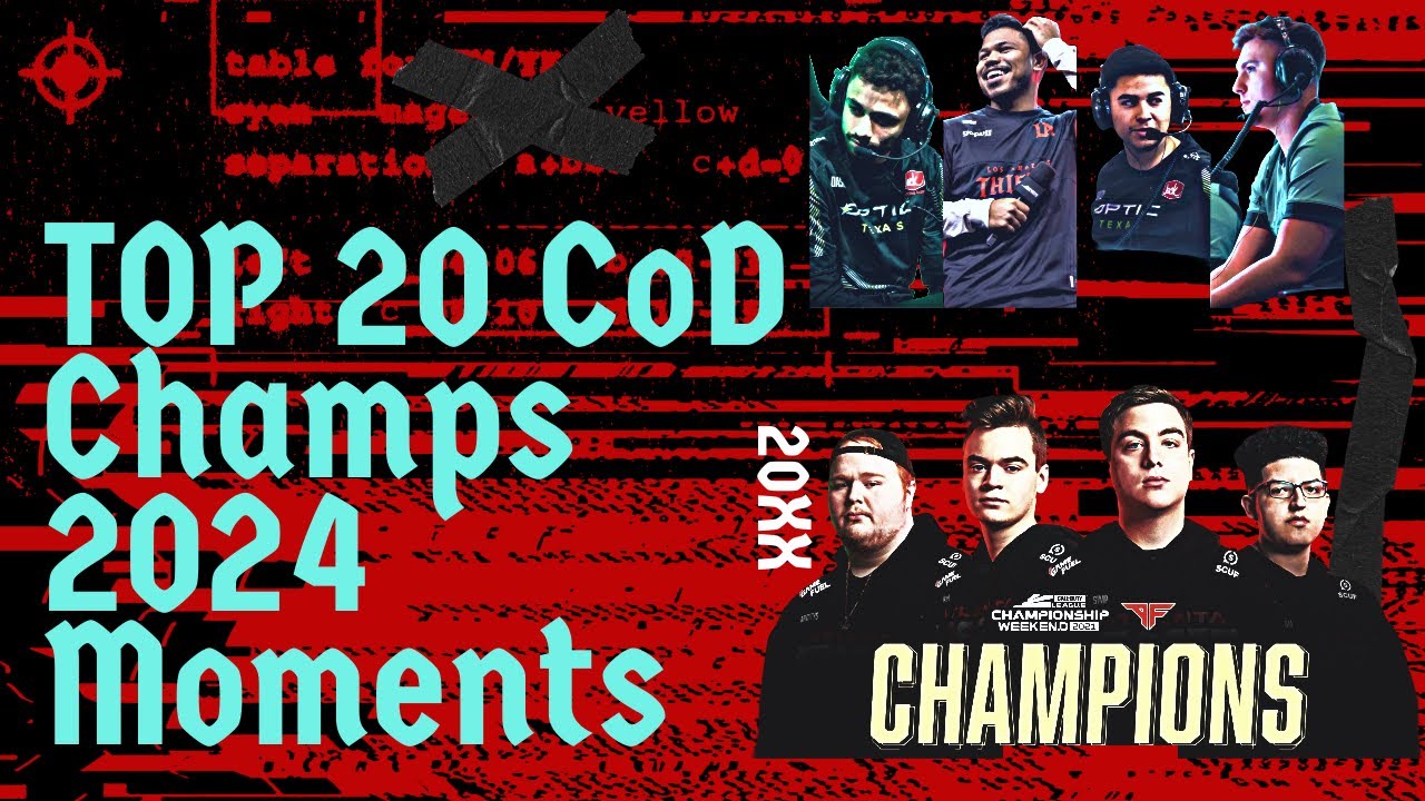 The Top 20 CoD Champs 2024 Moments! - YouTube