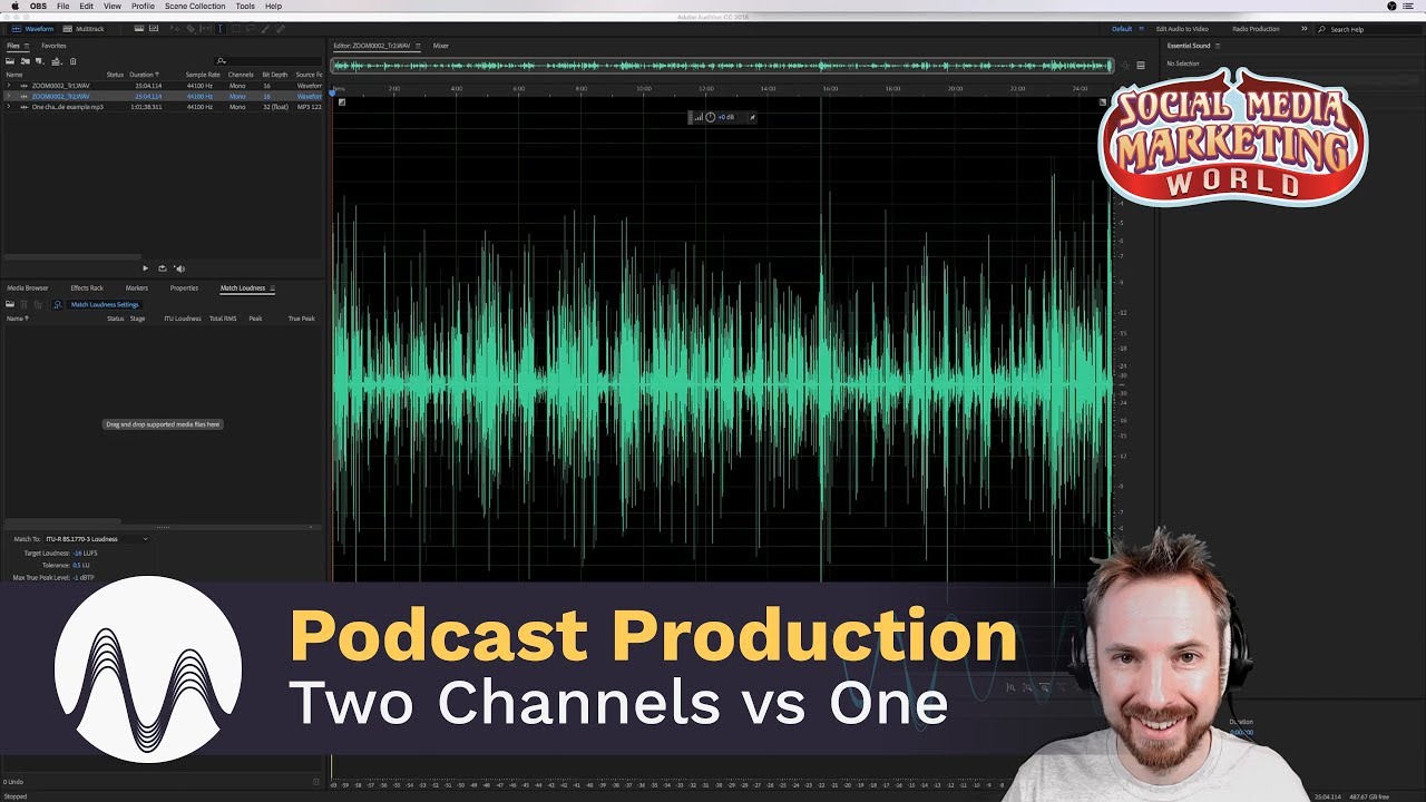 Podcast Production with Two Channels vs One Channel - YouTube