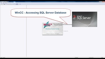 💢 WinCC7.4 Tutorial:  How to use VBScript In WinCC Accessing SQL Server Database