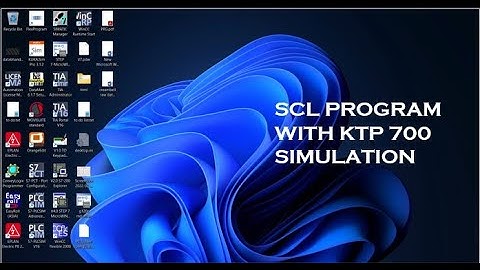 SCL PROGRAMMING & HMI SIMULATION