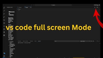 VS code - How To Exit Full Screen Mode | VScode - How To Exit Full Screen Mode |Hindi me #vscode