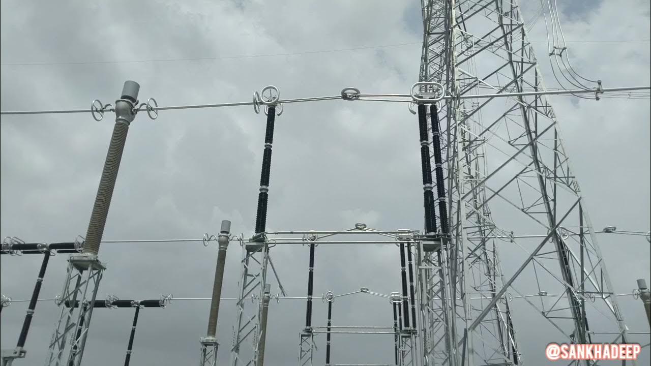 765KV knee type isolator operation⚡ YouTube