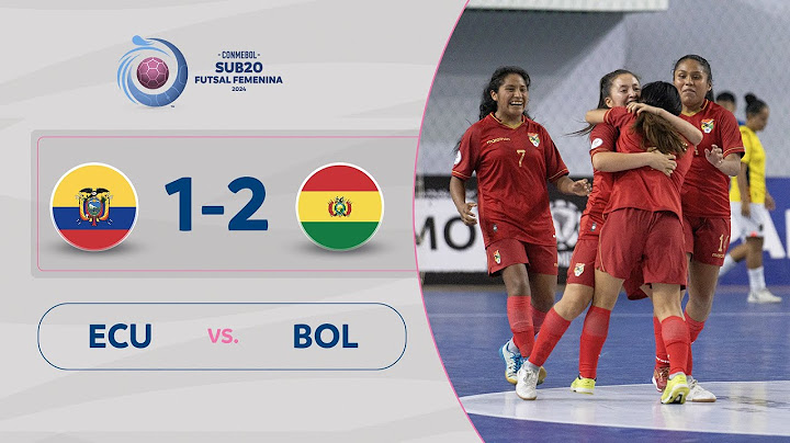 ECUADOR vs. BOLIVIA [1-2] | RESUMEN | CONMEBOL SUB20FSFEM | FASE DE GRUPOS