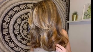 How to get the bouncy blow dry effect without a hairdryer or dyson air wrap