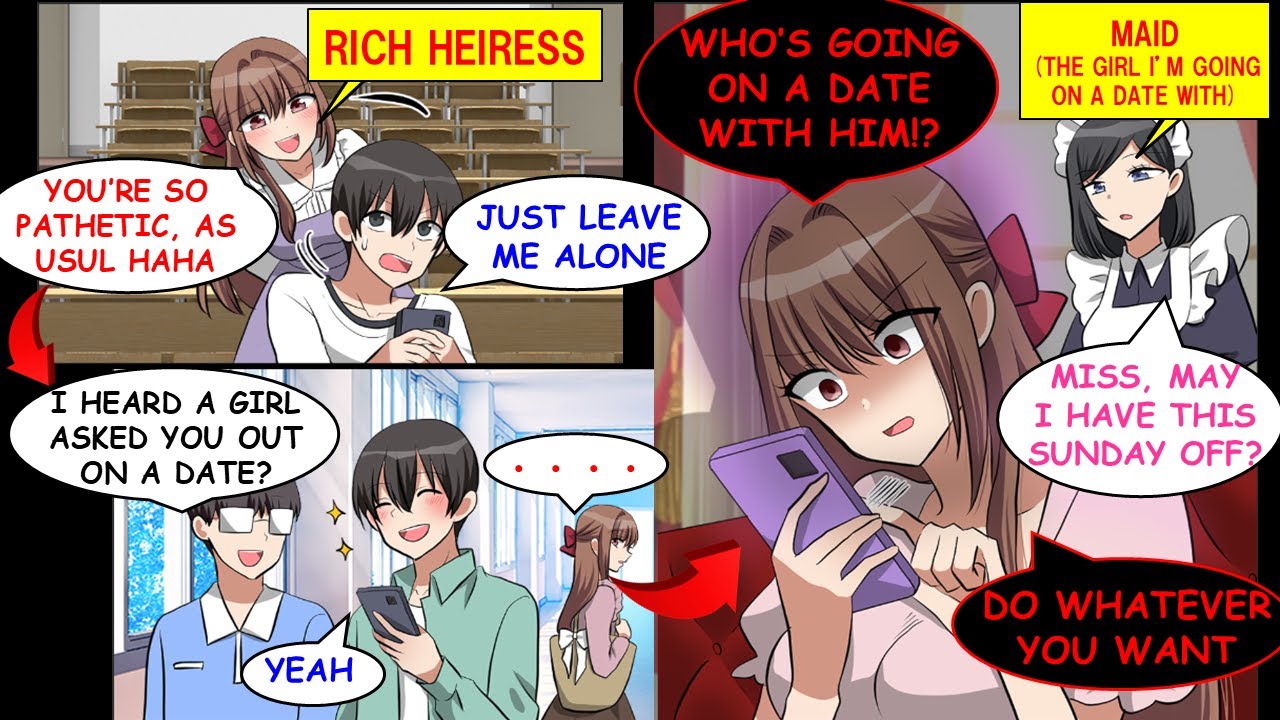 [Manga Dub] When I Finally Got Asked Out On A Date, The Rich Heiress Who Hates Me Got Jealous[RomCom