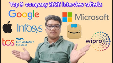 Top 9 IIT Company interview criteria 🔥🔥🔥🔥🔥 l Google, Microsoft, Apple, TCS, HCL, Amazon, Infosys 🔥🔥🔥
