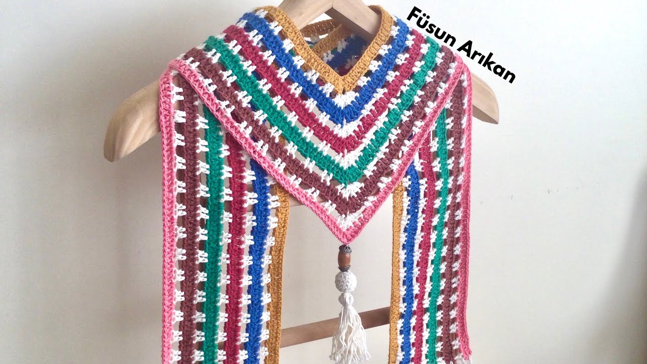 ЛЕГКО СВЯЗАТЬ КРЮЧКОМ ШАРФ/ШАЛЬ